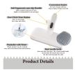 Dog Brush - Self Cleaning Dog and Cat Hair Brush, Efficient Shedding Grooming Tool for Long and Short Haired Dogs & Indoor Cats