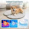 Dog Cooling Mat, Washable Pet Cooling Mat,Large   47" x 45" Thick & Durable Large Cooling Mat for Dogs