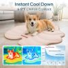 Dog Cooling Mat, Washable Pet Cooling Mat,Large   47" x 45" Thick & Durable Large Cooling Mat for Dogs
