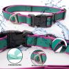 Tactical collar for medium and large dogs Odor-proof & mildew-resistant Beach-ready quick rinse Non-slip padded interior Rust-proof zinc alloy D-ring